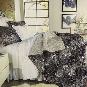 Luxury 100 % Cotton Twin 2pc Quilt Set